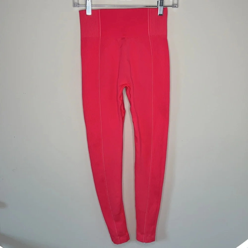 Gymshark ultra seamless high waisted neon hot pink legging medium - Picture 5 of 5
